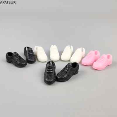 5pairs/lot Fashion Flat Sneakers For 11.5'' Doll Shoes Mix Color Casual Shoes 1/6