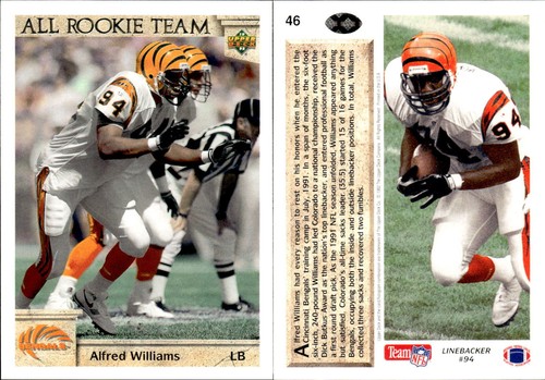 1992 Upper Deck Series 1 Football Complete Your Set #1-250 You Pick! - Picture 37 of 192