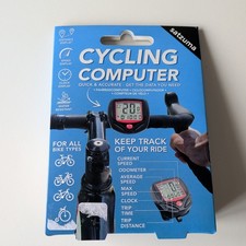 Satzuma: Fahrradcomputer. Geschwindigkeit, Kilometerzähler, Uhr, Entfernung. Wasserdicht.Neu