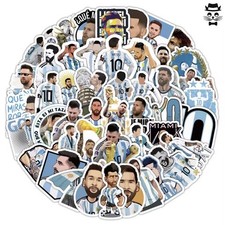 50x Lionel Messi Zestaw naklejek Piłka nożna Naklejki Argentyna Stickerbomb Sport DIY