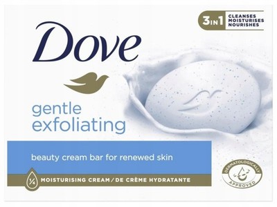 Dove Gentle Exfoliating Seife 90 g Cream Bar Peeling Stückseife