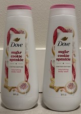 Dove Sugar Cookie Sprinkle Body Wash, Limited Edition Holiday 20 oz - LOT OF 2