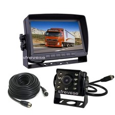Vehicle Backup Rear View Car Camera and Monitor Kit,IP69 Waterproof Night Vis...