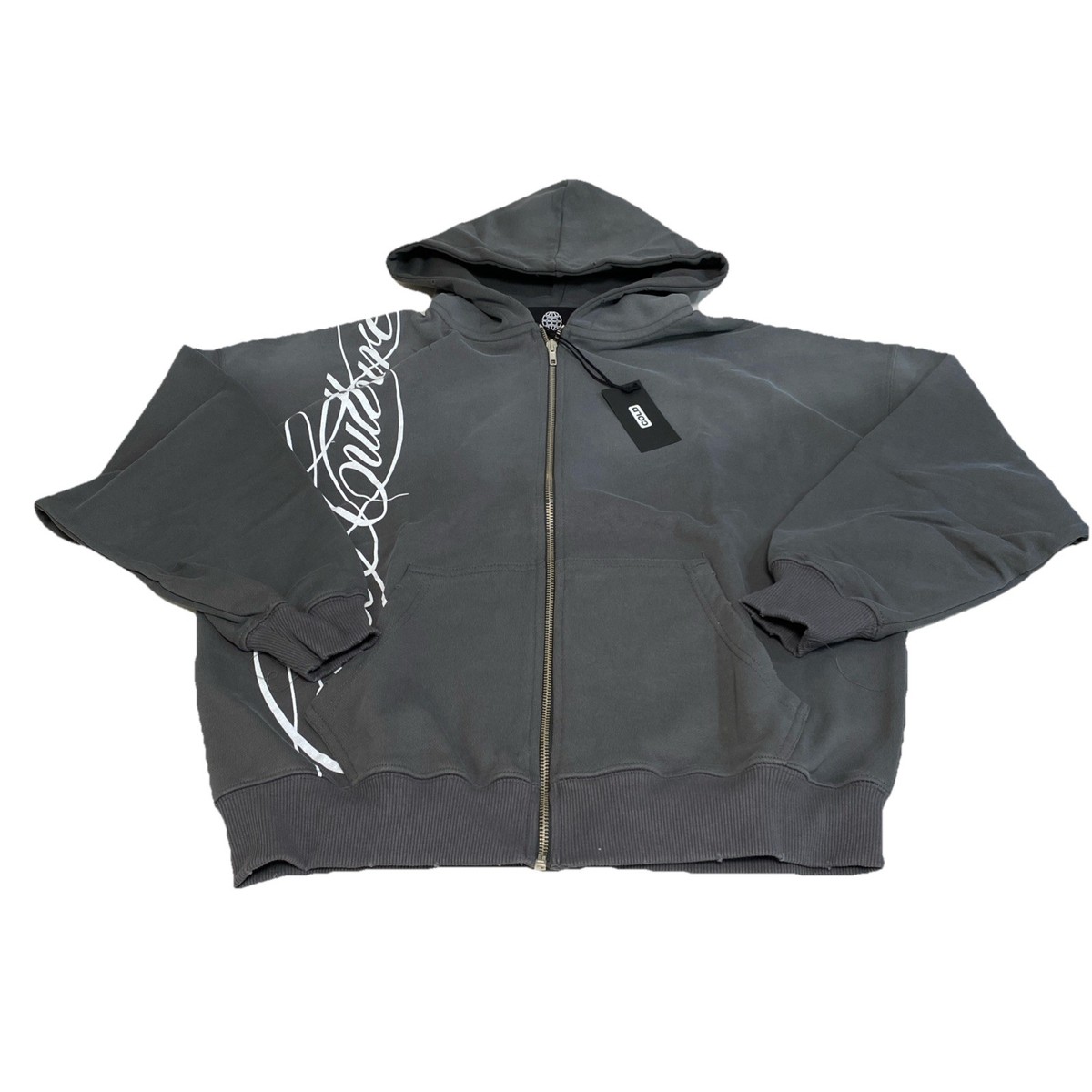 Cold Culture Script Zip Hoodie Grey S | eBay