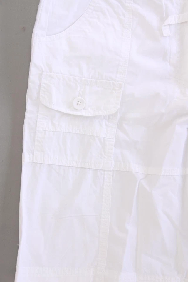 ⭐ Short short Adagio pour femme taille 40, M blanc en coton ⭐ - Photo 3/4