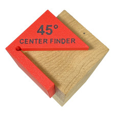 Center Finder Tool 45° — Locate the Center of Round or Square Stock