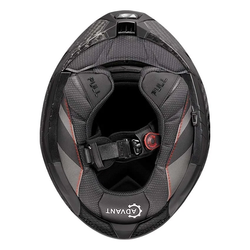 LS2 FF901 Advant X casco sólido brillo carbono negro - Imagen 4 de 4
