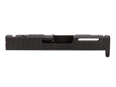 NDZ Glock 43 43X Stainless Steel Ported Slide RMSC Black Nitride