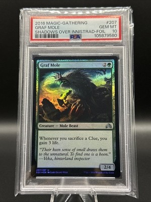 2016 Magic the Gathering Graf Mole #207 Shadows Over Innistrad Foil PSA 10