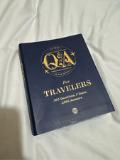 Q A for travelers Journal NWt travel adventure book notes book