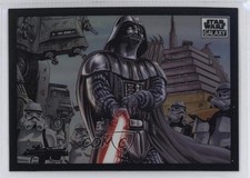 2022 Topps Chrome Star Wars Galaxy Refractor Darth Vader Stormtrooper #59 1ci4