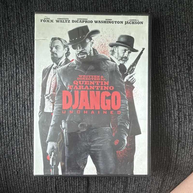 Django Unchained DVD Quentin Tarantino Jamie Foxx Christoph Waltz Tall Case