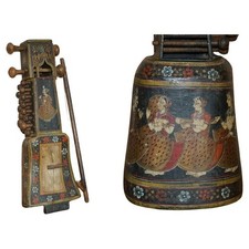 HANDBEMALTES ANTIKES INDISCHES SINDHI SARANGI...