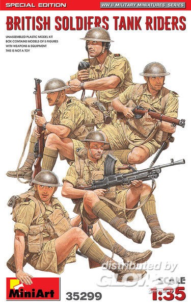 Miniart 35299 British Soldiers Tank Riders Figuren Modell Bausatz 1:35 In Ovp --image