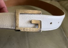 Gucci White Belts for Women for sale