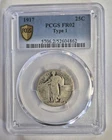 1917-P Standing Liberty Quarter Type 1 PCGS FR02