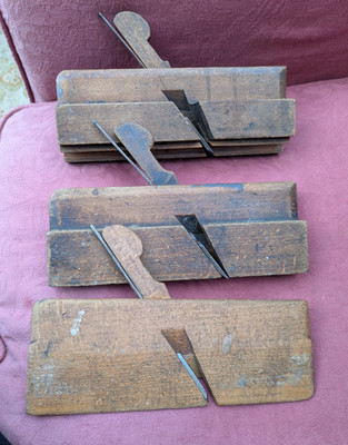 RESTPOSTEN DREI HOLZFORMHOBEL WENDER SOMMER VARVILL VINTAGE GEBRAUCHT