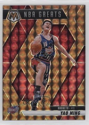 2024-25 Panini Mosaic NBA Greats Bronze Prizm 44/75 Yao Ming #294 HOF hs9