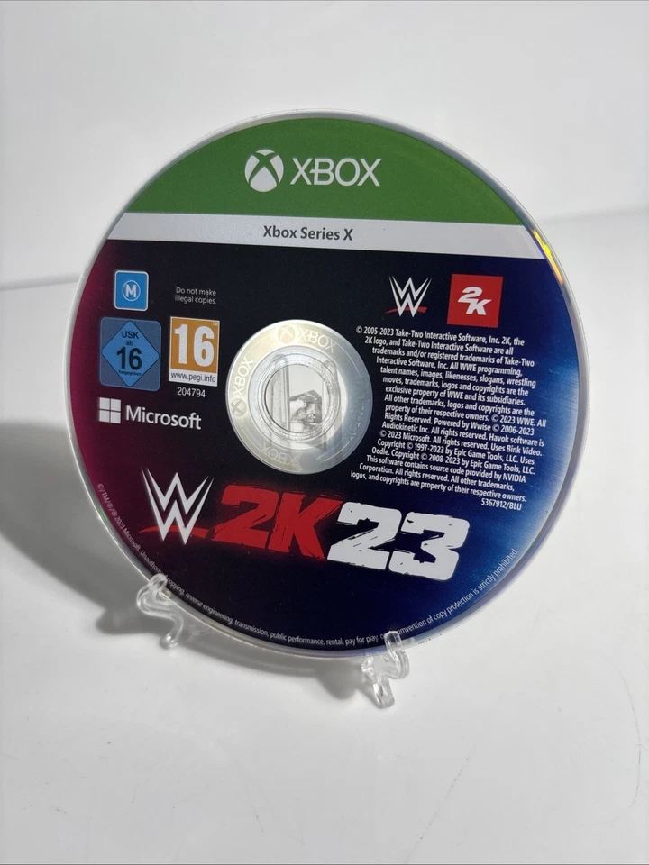 WWE 2K23 (Microsoft Xbox Series X, 2023) FREE POSTAGE (read description), photo 3 of 3