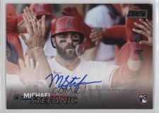 2023 Topps Stadium Club Black Foil 8/25 Michael Stefanic #SCBA-MSC Auto 4f5