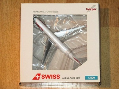 herpa Wings 523134 SWISS International Airlines - Airbus A330-300  1:500 Neu+ovp