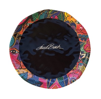 Monarque Laurel's Garden Melamine Dinner Plate Laurel Burch 10.5  Cat Multicolor