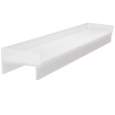 Sink Edge Protectors for Kitchen Sink, Silicone 4in x 20in, Transparent-1