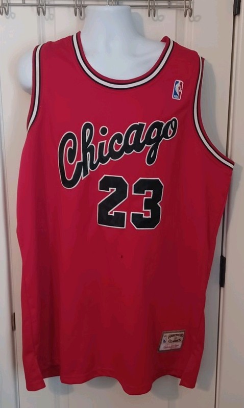Mitchell & Ness Hardwood Classics Michael Jordan Red Bulls Jersey Size XXL Big