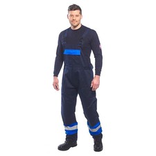 Portwest FR57 Bizflame Plus Bib and Brace Anti-static Flame Resistant Salopettes