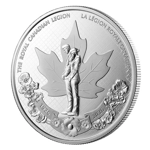 🇨🇦 2026 - 100th Anniversary of The Royal Canadian Legion – Silver Proof Dollar