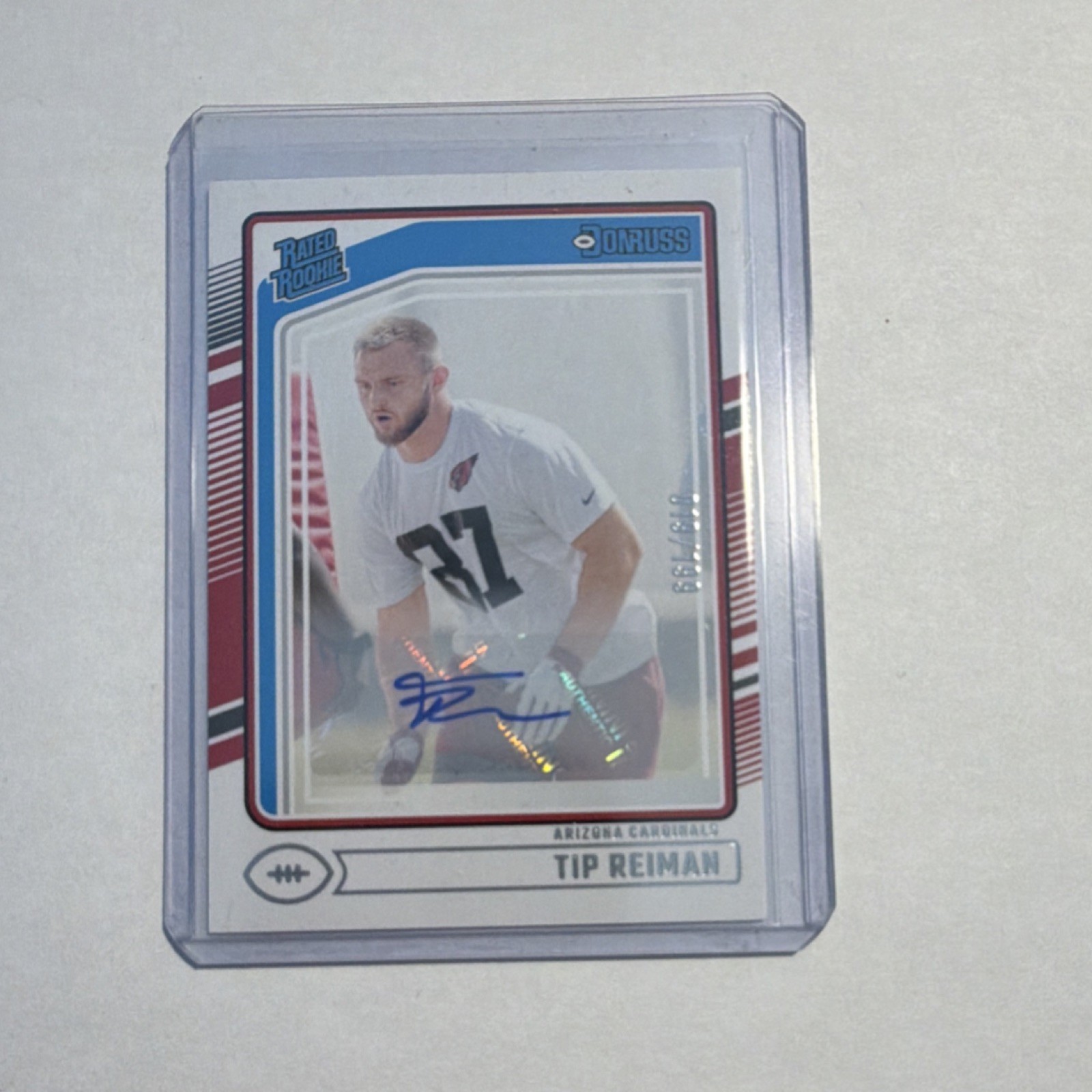 Tip Reiman Panini Donruss #366 Autograph