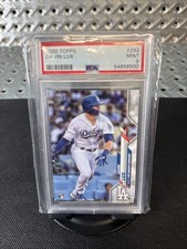2020 Topps Series 1 Gavin Lux 292 RC Rookie Card Dodgers PSA Gem Mint 9. rookie card picture