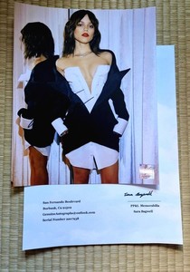 Jenna Ortega/ Wednesday, Beetle Juice, Scream Signed Autograph 8x10 Matte W/COA