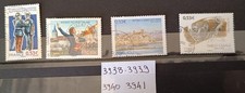 lot timbres  france oblitérés 2006 n° 3938 3939 3940 3941