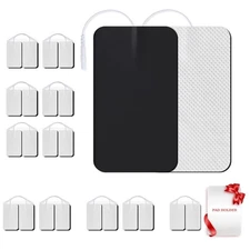 TENS Unit Replacement Pads, 24 PCS Premium Thickened Reusable Self-Adhesive E...
