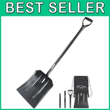 Aluminium Alloy Snow Shovel - Detachable Design