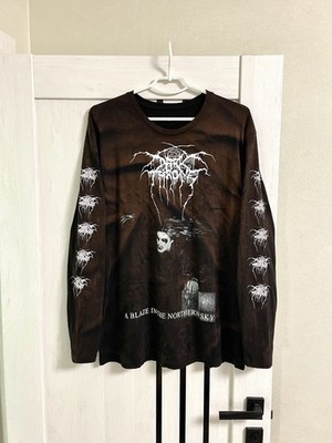 Darkthrone A Blaze In The Northern Sky Long Sleeve T-Shirt Faded Vintage Style