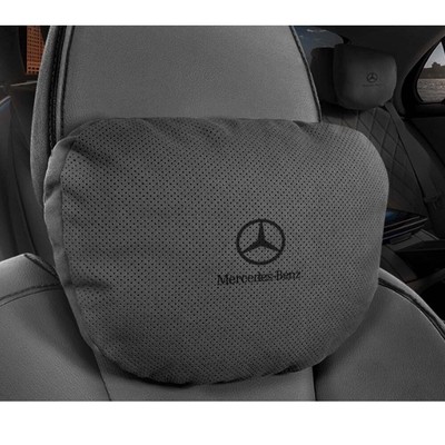 1PC Für Mercedes Benz Autositz Nackenkissen Auto Car Kopfstütze Schwarz NEW