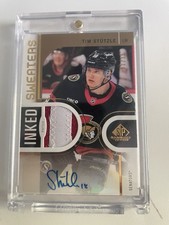 2024-25 Upper Deck SP Game Used Inked Sweaters Auto 1/15 Tim Stutzle IS-TS