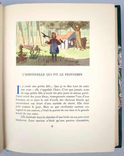 GENEVOIX • L'HIRONDELLE QUI FIT LE PRINTEMPS ILL. CLAUDE CHOPY 1949 RELIURE CUIR - Photo 9/13