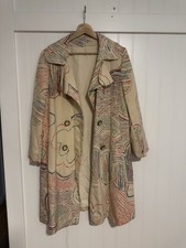 Vintage 60s Crayon Art Picasso Trench Jacket Dan Di modes