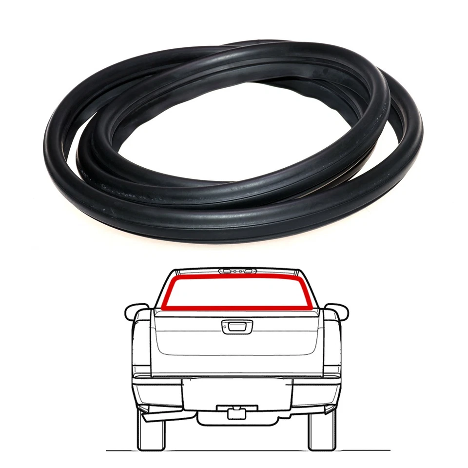 Parabrisas trasero resistente al clima apto para camioneta Mitsubishi Triton L020 L200 Dodge Ram 50 Foto 4 de 4