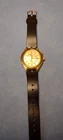 Vintage Men's Seiko "Kinetic" Watch/ Gold Tone- Skeleton Back