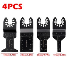 4pcs/Set Oscillating Saw Blade 10-45mm Blades Wood Metal Cutter