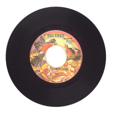 Hot - Just Cause I'm Guilty; Angel in Your Arms - Vinyl Record 45 RPM 7''