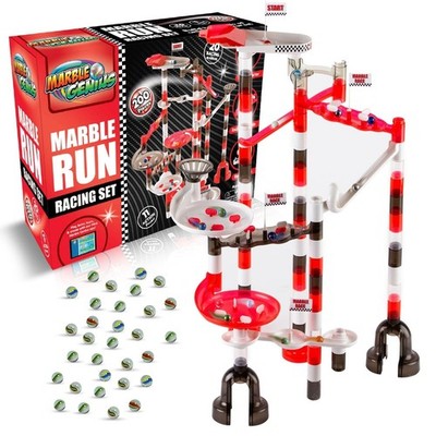 Marble Genius Marble Run Racing Set: 200-Piece Marble Run Racing Set Toys for...
