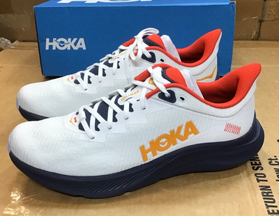 Hoka One One Solimar White Navy Running Shoes Mens 1123074  display picture 3