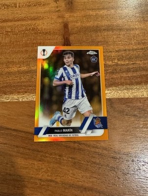 Pablo Marin 2022-23 Topps Chrome Orange Gold Seismic Refractor RC Rookie PR /~30