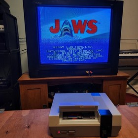 Jaws - Nintendo NES - Cart Only, Tested, Working, Clean, Authentic 