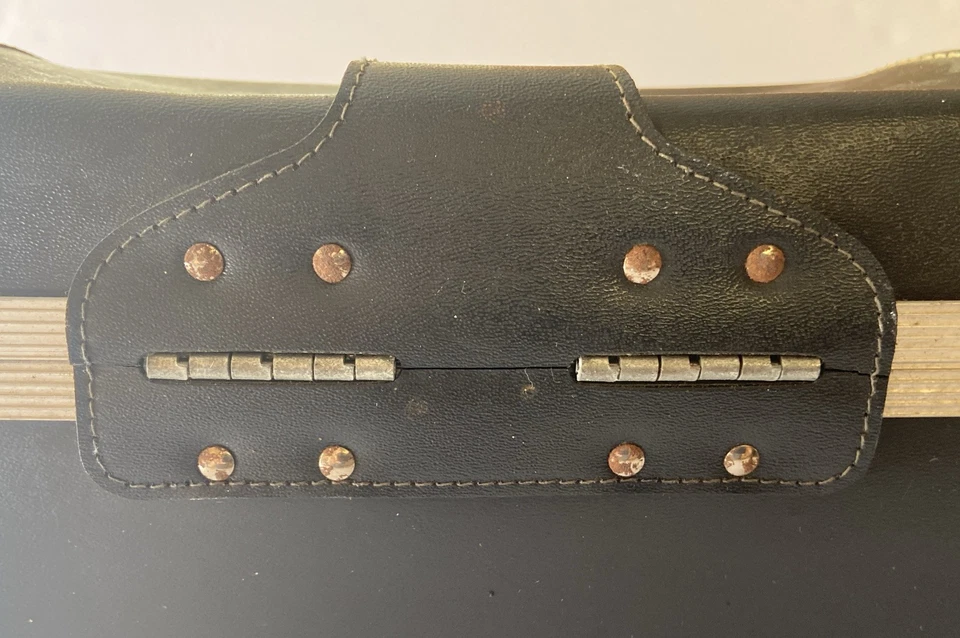 Vintage Polaroid Camera Hard Carrying Case Black with Strap Original - Image 4 of 4